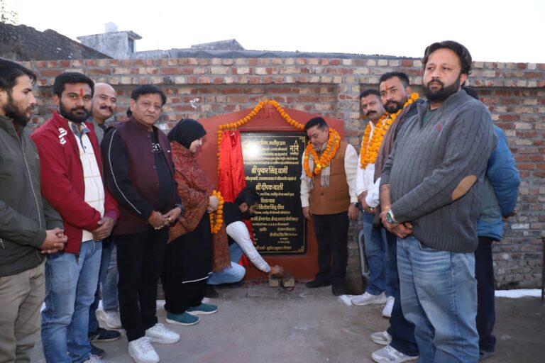 महापौर दीपक बाली ने 3.61 करोड़ की लागत से बनने वाली चार सड़कों का किया शिलान्यास