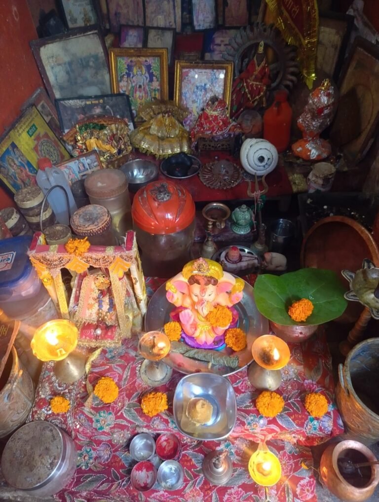काशीपुर रमन सदन में विधि-विधान से हुई श्री गणेश प्रतिमा की स्थापना
